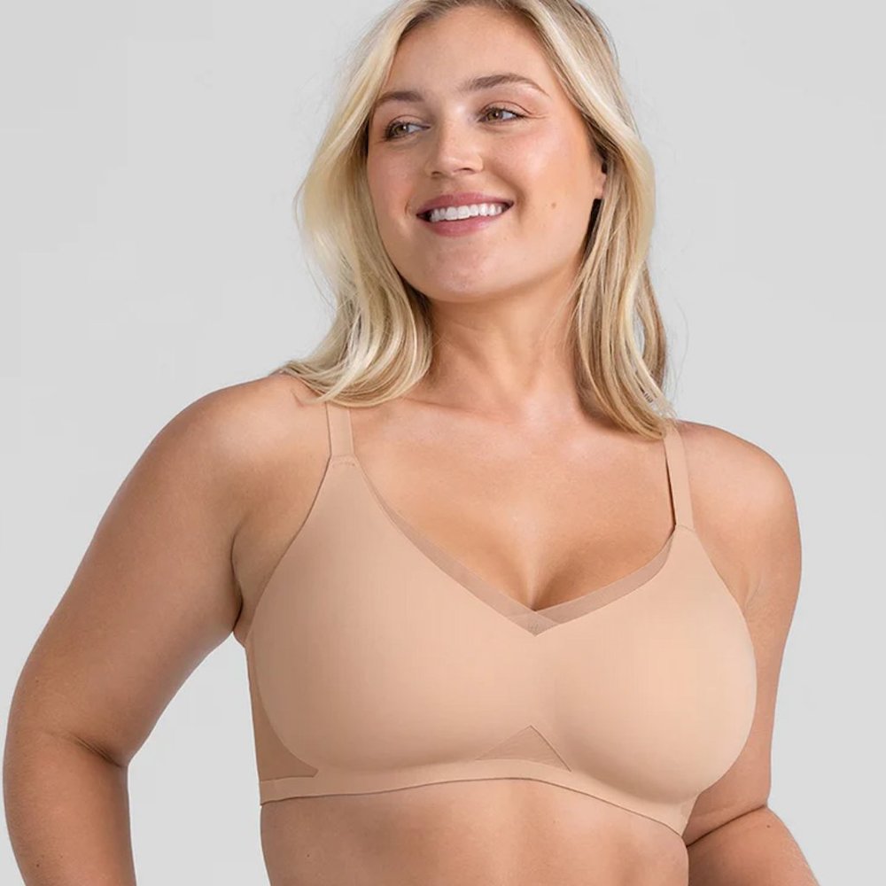 Honeylove CrossOver Bra - Small Sand